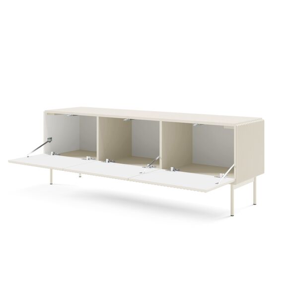 Έπιπλο Τηλεόρασης Muti Λευκό Kazmir 147x51x39cm