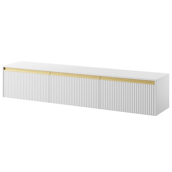 Κρεμαστό Έπιπλο Τηλεόρασης Royal Λευκό 181x36x39cm