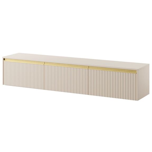 Κρεμαστό Έπιπλο Τηλεόρασης Royal Μπεζ 181x36x39cm
