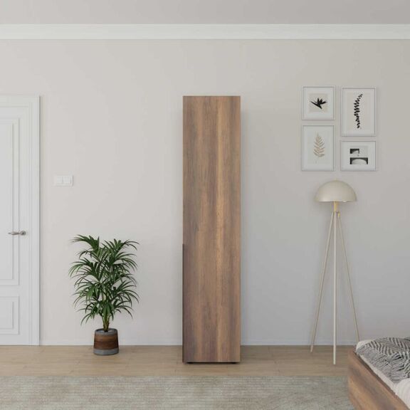 Ντουλάπα Μονόφυλλη Oryana  Καρυδιά 45x210x62cm