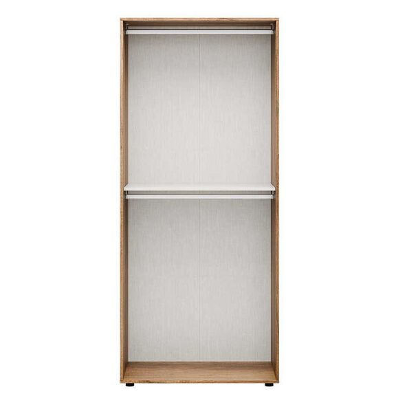 Ντουλάπα Δίφυλλη Oryana Καρυδιά 90x210x62cm