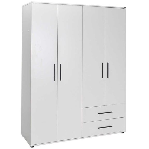 Ντουλάπα  White Λευκό 137x187x52cm Ad_grd-642-bb-3