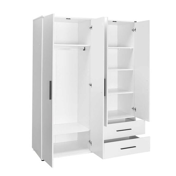 Ντουλάπα  White Λευκό 137x187x52cm Ad_grd-642-bb-3