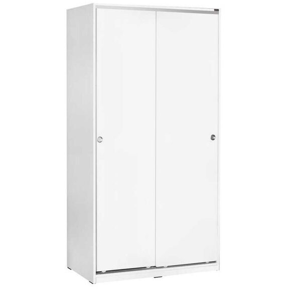 Συρόμενη Ντουλάπα Λευκή 94x182x52cm Ad_swd-402-bb-2
