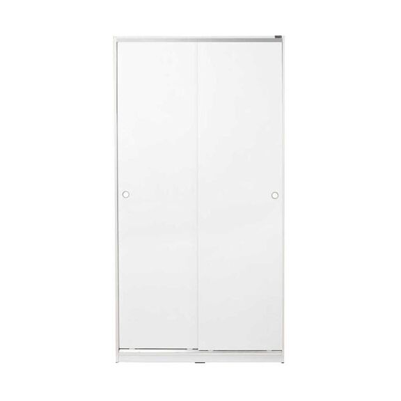 Συρόμενη Ντουλάπα Λευκή 94x182x52cm Ad_swd-402-bb-2