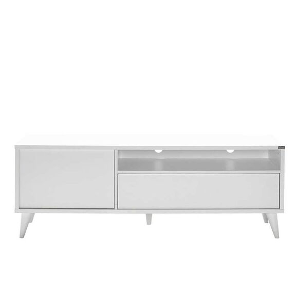 Έπιπλο Τηλεόρασης Retro Λευκό 150x53x40cm