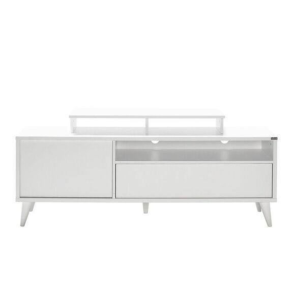 Έπιπλο Τηλεόρασης Retro Λευκό 150x53x40cm
