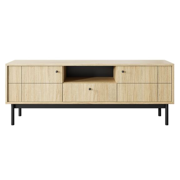 Έπιπλο Τηλεόρασης Japandi Φυσικό dab Linea 153x56x39cm