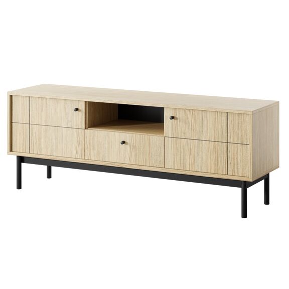 Έπιπλο Τηλεόρασης Japandi Φυσικό dab Linea 153x56x39cm