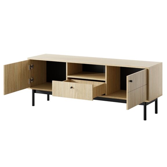 Έπιπλο Τηλεόρασης Japandi Φυσικό dab Linea 153x56x39cm