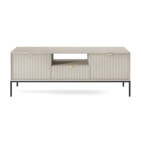 Έπιπλο Τηλεόρασης Nova Λευκό Kazmir + Ανθρακί 154x56x39cm