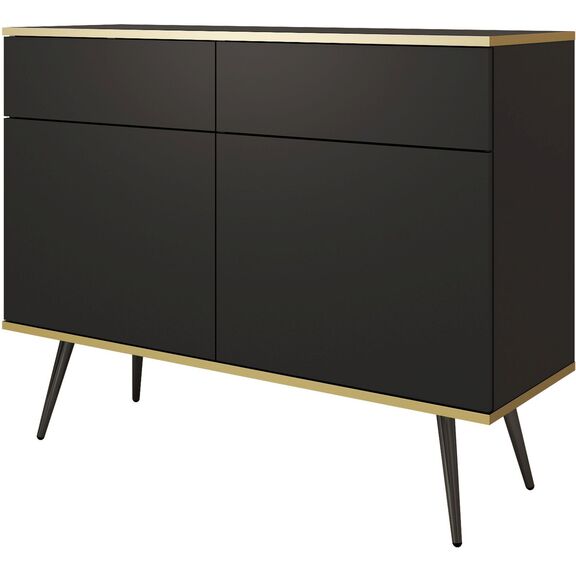 Μπουφές oro Ανθρακί 107x85x39cm