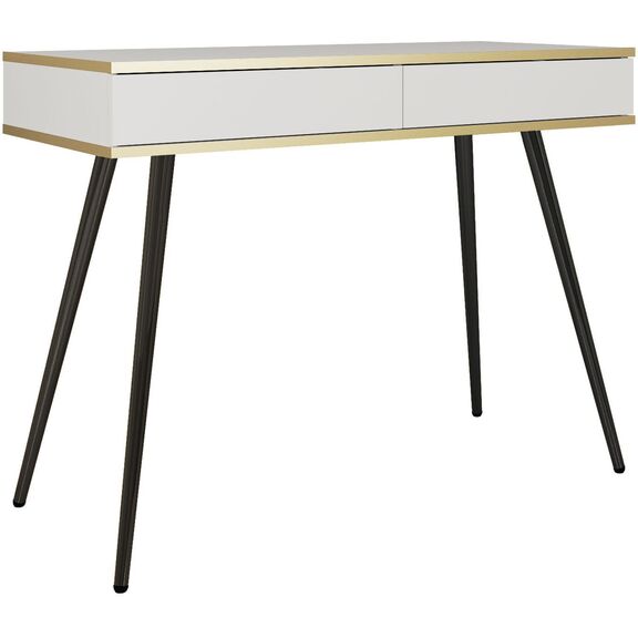 Κονσόλα  oro Λευκό με Ανθρακί 102x80x50cm
