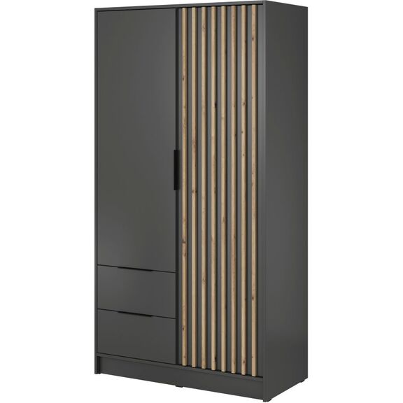 Nτουλάπα Δίφυλλη Nelly Γραφίτης 105x200x51cm
