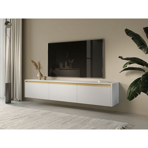 Έπιπλο Τηλεόρασης Royal Λευκό 181x42x39cm