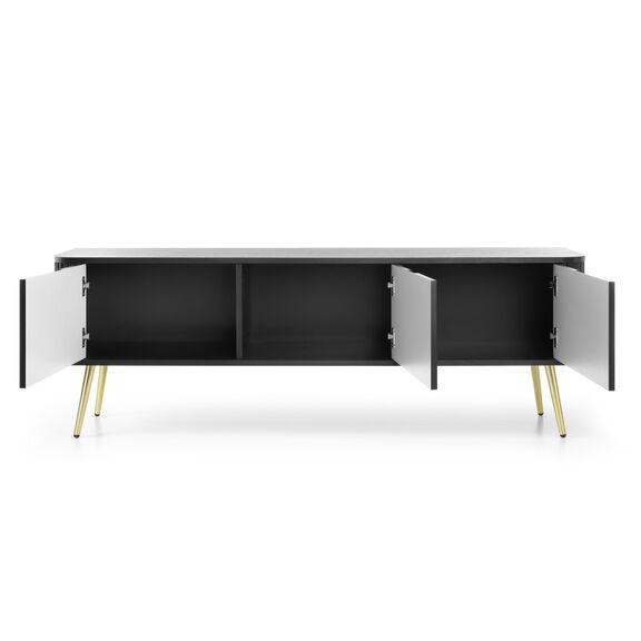 Έπιπλο Τηλεόρασης Zova Ανθρακί 168x57x39cm
