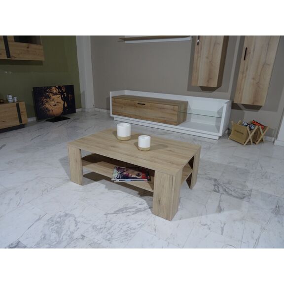Τραπεζάκι 40101-hr-40 Φυσικό Sanremo 103x38x63 cm