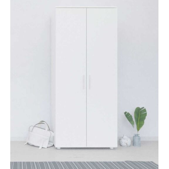 Ντουλάπα Trendline Λευκό 80x187x47cm