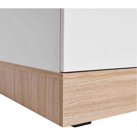 Κομοδίνο Base Λευκό 45x52x40cm