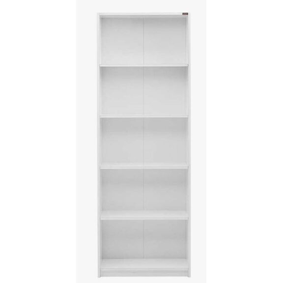 Βιβλιοθήκη Trendline Λευκή 58x170x23cm
