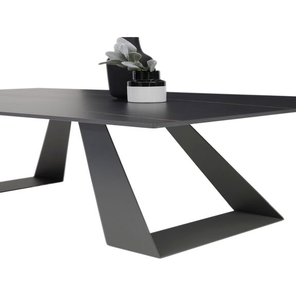 Τραπεζάκι Κεραμικό Luke  Μ110xπ70xυ40cm Χρώμα Μάρμαρο