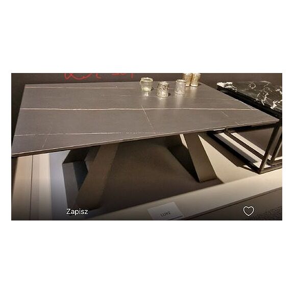 Τραπεζάκι Κεραμικό Luke  Μ110xπ70xυ40cm Χρώμα Μάρμαρο