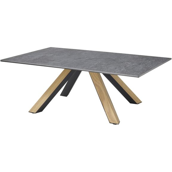 Τραπεζάκι Κεραμικό μια Γραφίτης 110x70x40cm