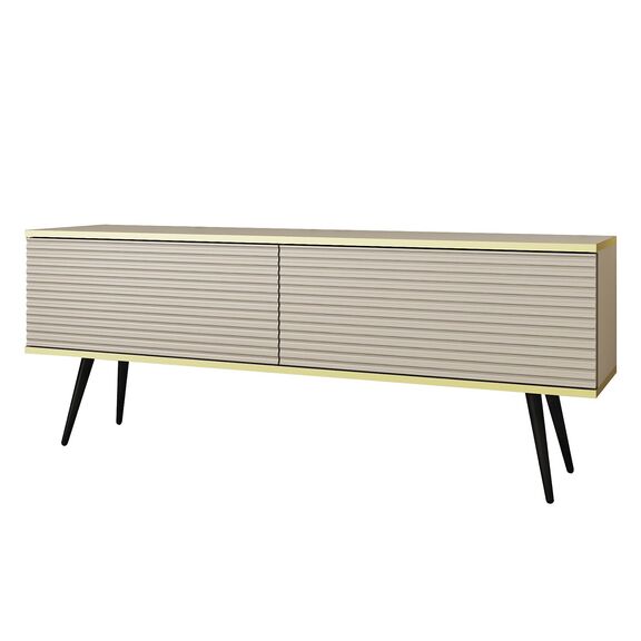Έπιπλο Τηλεόρασης Oro_mdf Μπεζ 135x53x32cm