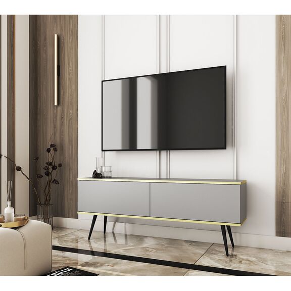 Έπιπλο Τηλεόρασης oro  Γκρι 135x53x32cm