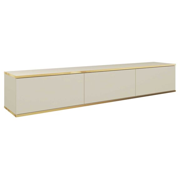 Κρεμαστό Έπιπλο Τηλεόρασης oro Μπεζ 175x30x32cm