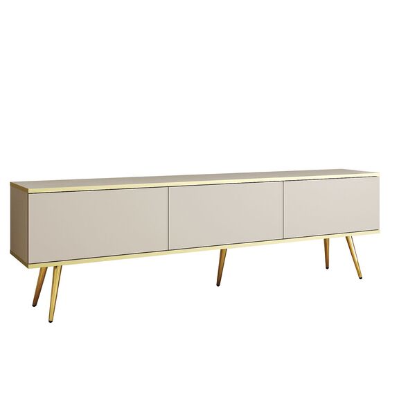 Έπιπλο Τηλεόρασης oro  Μπεζ + Χρυσό 175x53x32cm