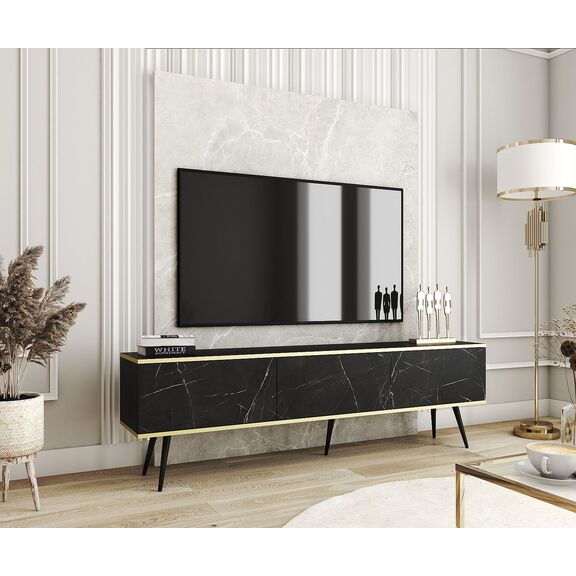 Έπιπλο Τηλεόρασης oro  Μάρμαρο 175x53x32cm