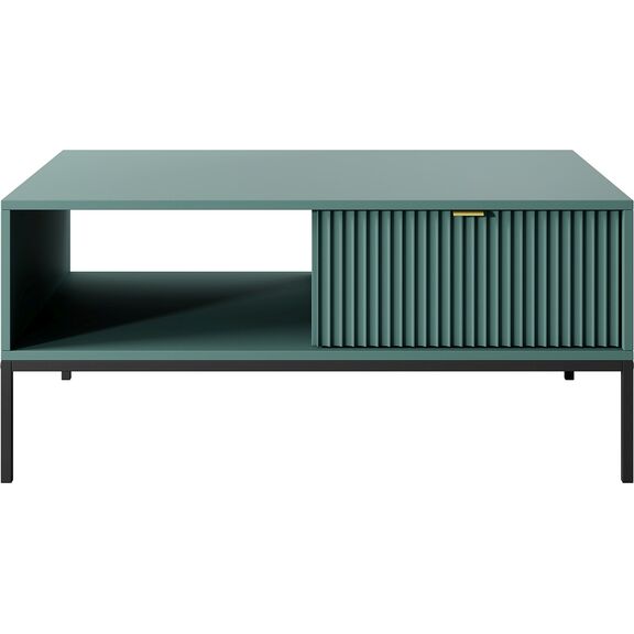 Τραπεζάκι Nova Πράσινο + Μαύρο 104x68x46cm