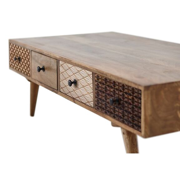 Τραπεζάκι Shari Φυσικό 117x60x36cm