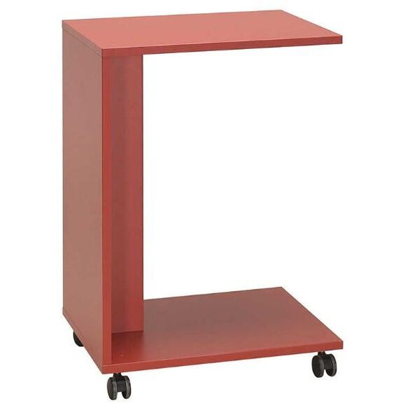 Βοηθητικό Τραπεζάκι c Shape Κόκκινο Μ45xυ65xβ35cm