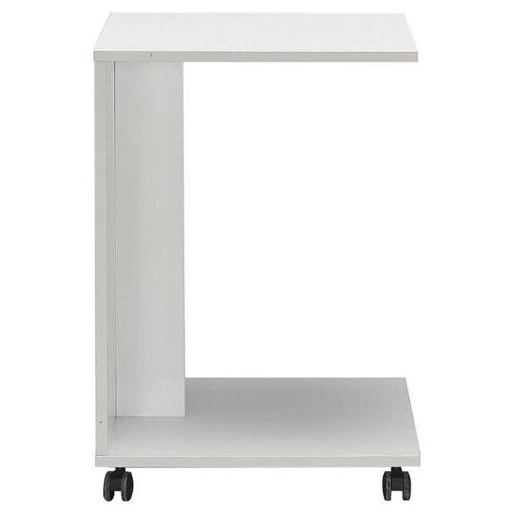 Βοηθητικό Τραπεζάκι c Shape Λευκό High Gloss 35x65x45cm