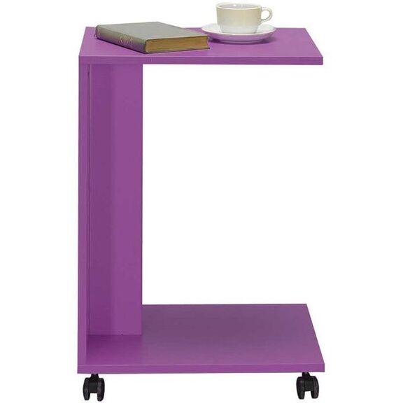 Βοηθητικό Τραπεζάκι c Shape μωβ 35x65x45cm