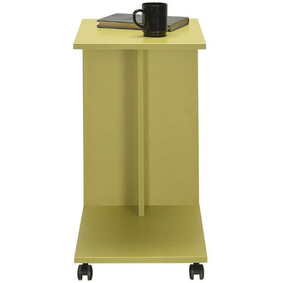 Βοηθητικό Τραπεζάκι c Shape Κιτρινοπράσινο Μ45xυ65xβ45cm