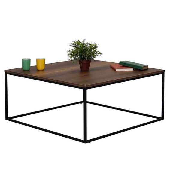 Τραπεζάκι Profil Καρυδί 80x42x80 cm
