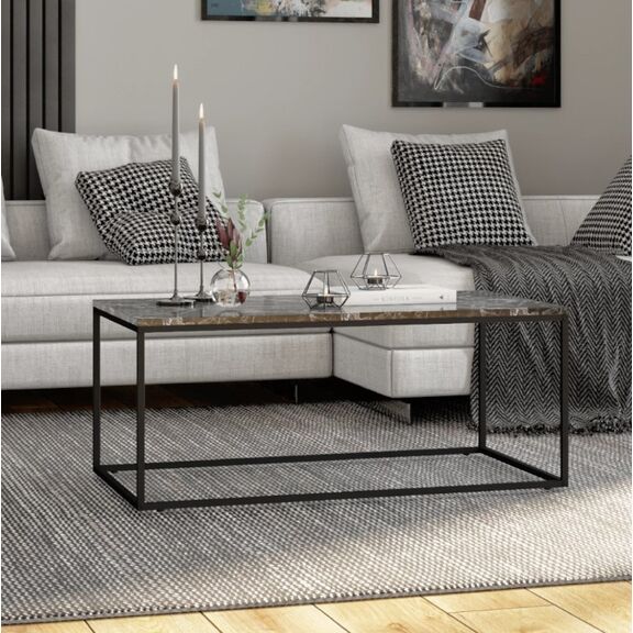 Τραπεζάκι Profil Μάρμαρο Μ100xυ42xπ60 cm