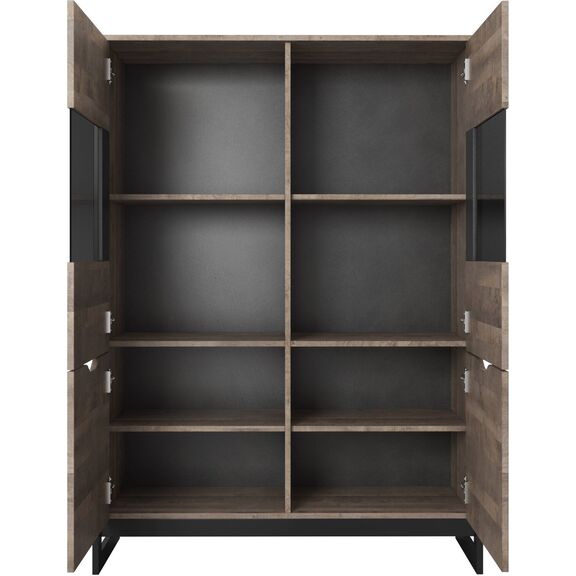 Βιτρίνα Arden: Sand Gragne+matera 108.6x150x39.6cm