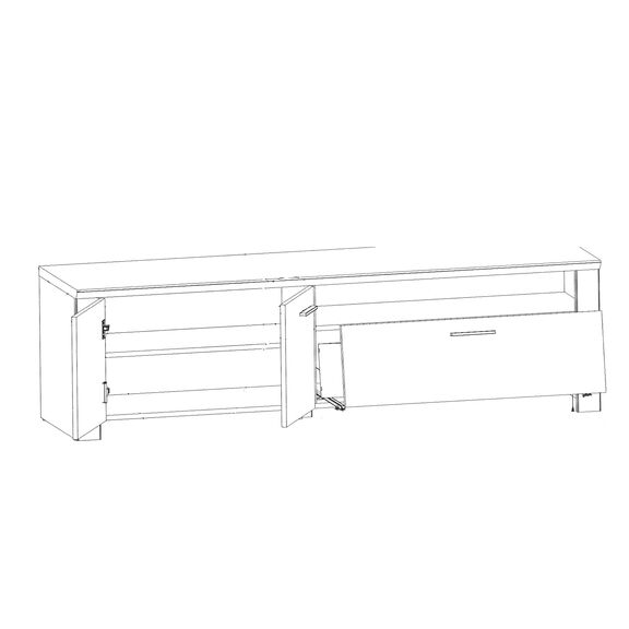 Έπιπλο Τηλεόρασης Ματεο 179x51x48cm