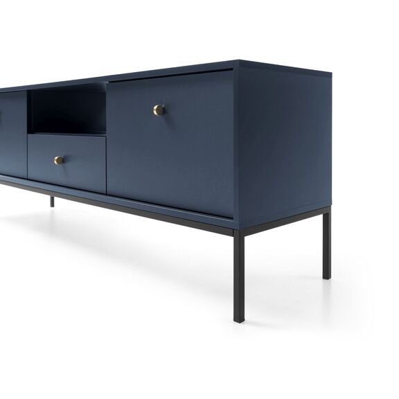 Έπιπλο Τηλεόρασης Mono Μπλε 153,4x56,2x39cm