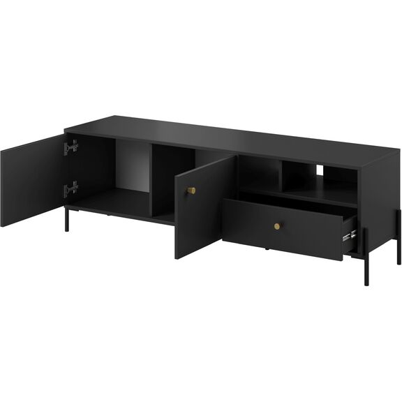 Έπιπλο Τηλεόρασης Notte Ανθρακί 157x40x49cm