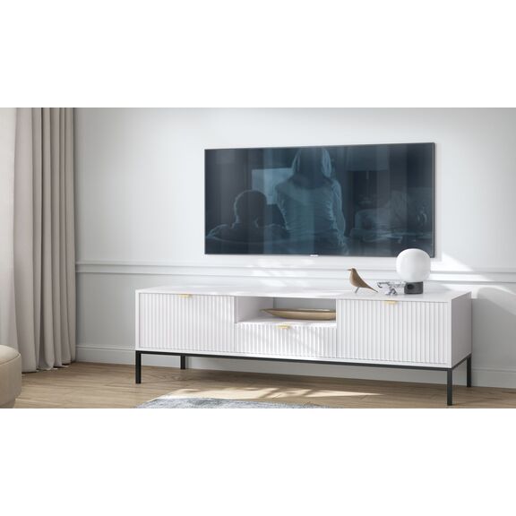 Έπιπλο Τηλεόρασης Nova Λευκό 154x39x56cm