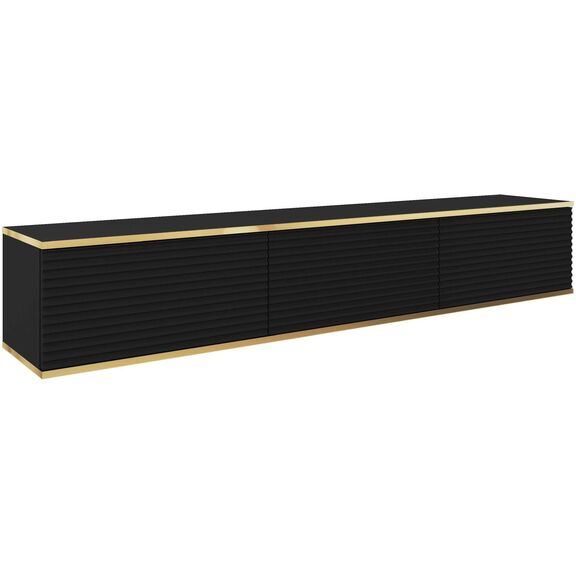 Κρεμαστό Έπιπλο Τηλεόρασης Oro_mdf Ανθρακί 175x30x32cm