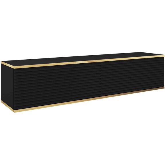 Κρεμαστό Έπιπλο Τηλεόρασης Oro_mdf Ανθρακί 135x30x32cm