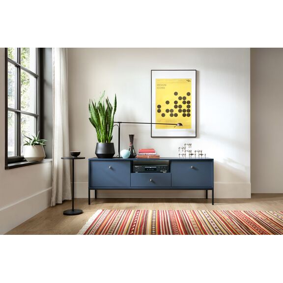 Έπιπλο Τηλεόρασης Mono Μπλε 153,4x56,2x39cm