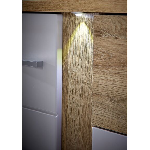 Σύνθεση Spurt 340x54x197cm Φυσικό Golden Craft+ Σαμπανί