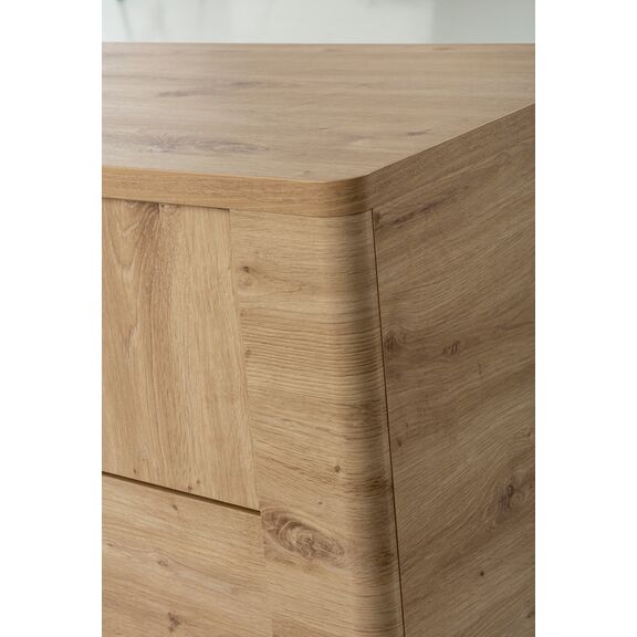 Confidence Συρταριέρα με 3 Συρτάρια  121x 45x80εκ. Artisan oak